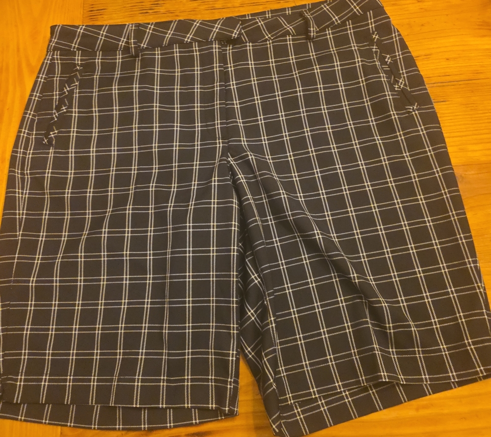 Lady Hagen Black and White Plaid Shorts
